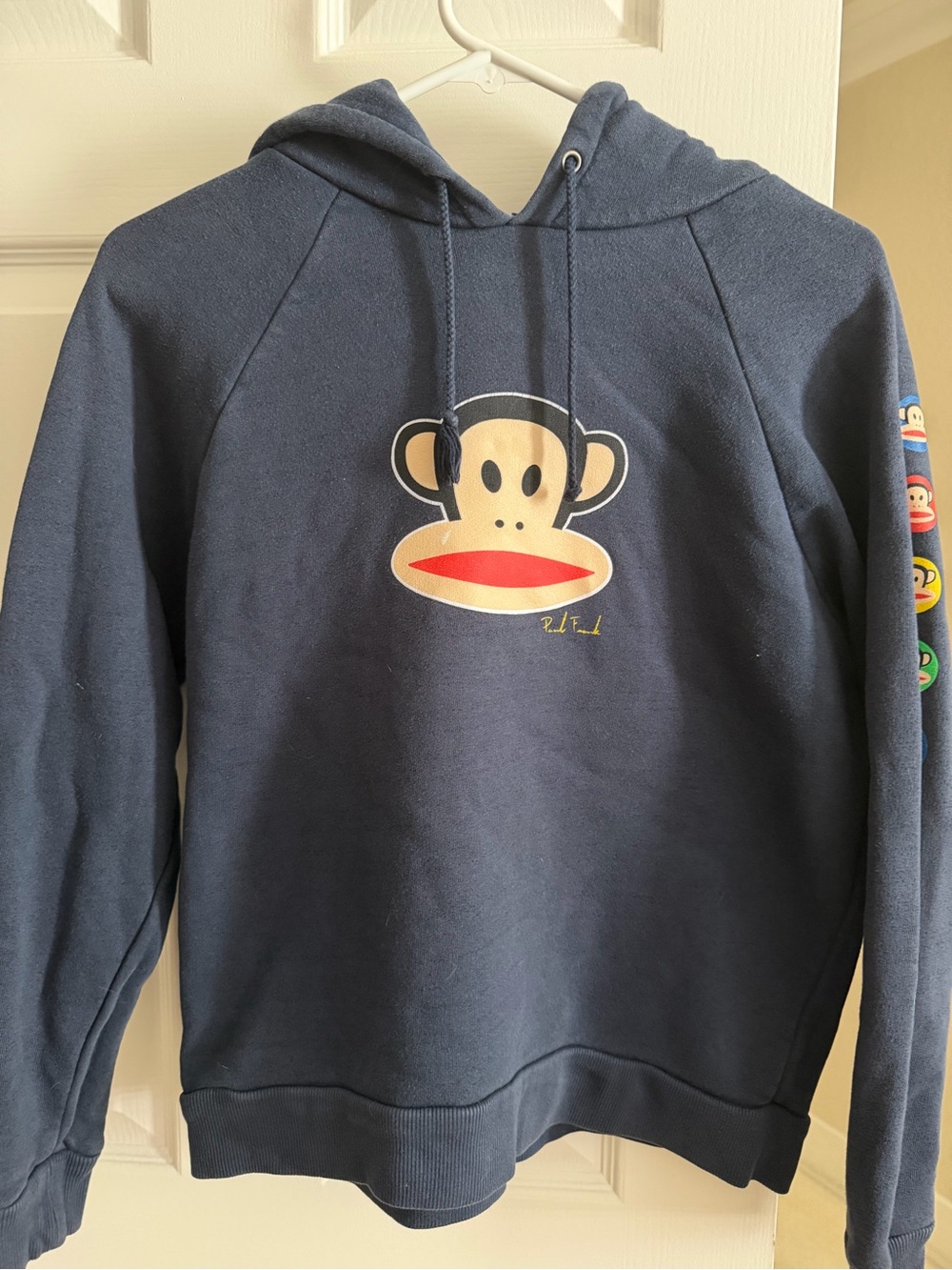 Vintage Paul Frank Navy Crewneck Sweatshirt with Julius Monkey Graphic c. 2003